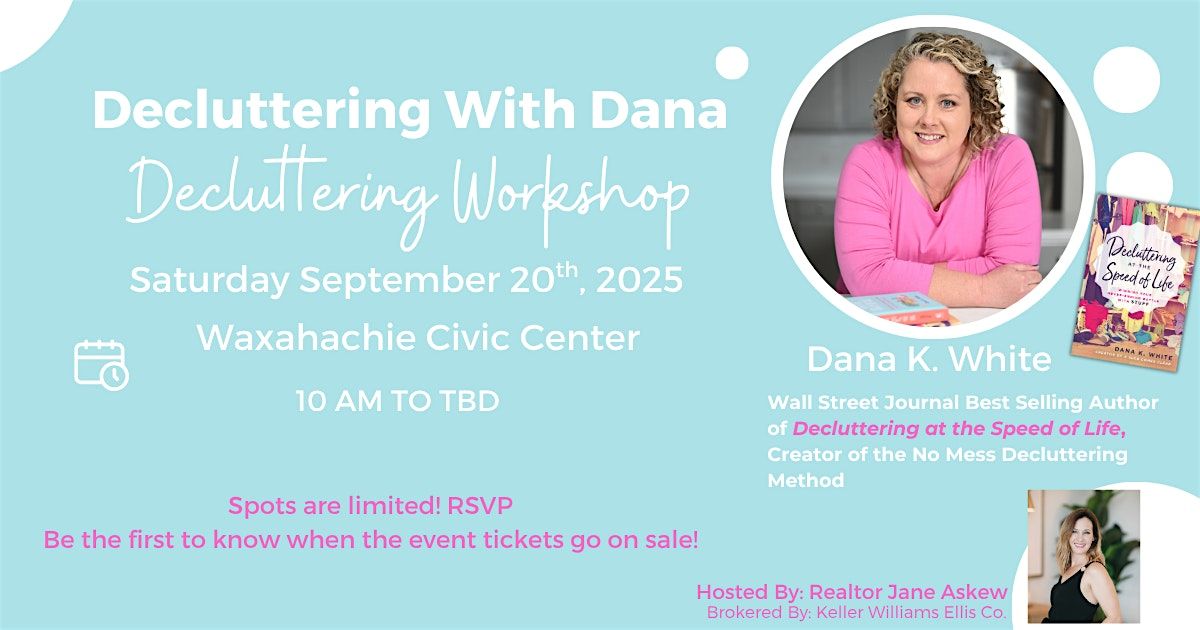 Take Back Your Space: A Real-Life Decluttering & Home Reset Workshop