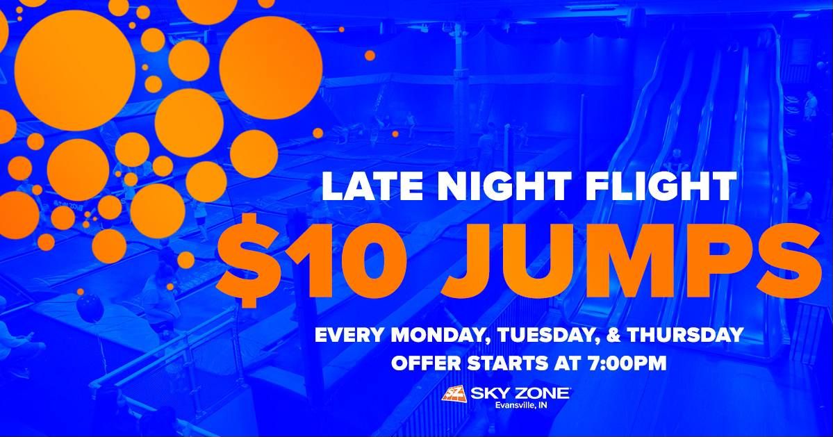 Jump for $10 - Late Night Flight