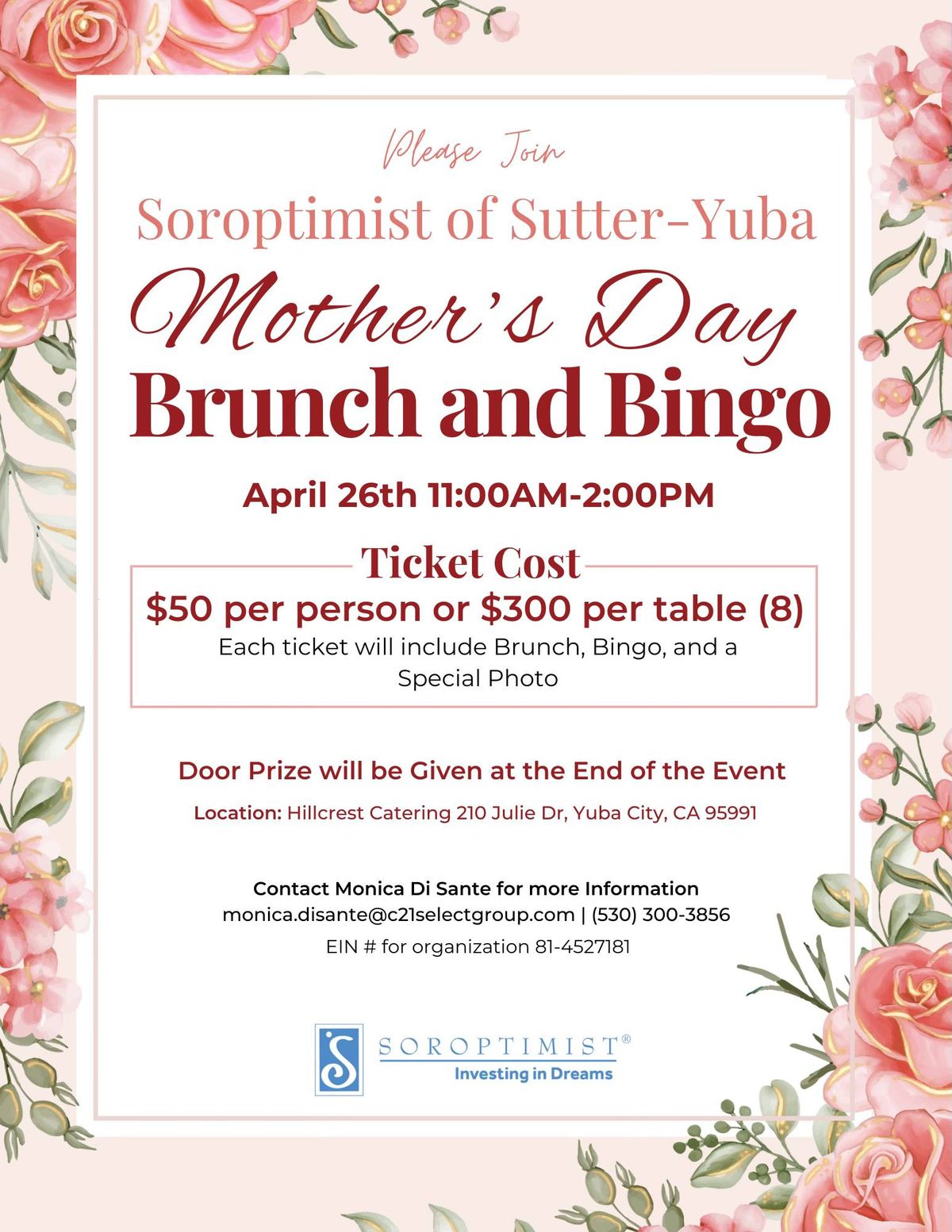 Mother's Day Brunch and Bingo