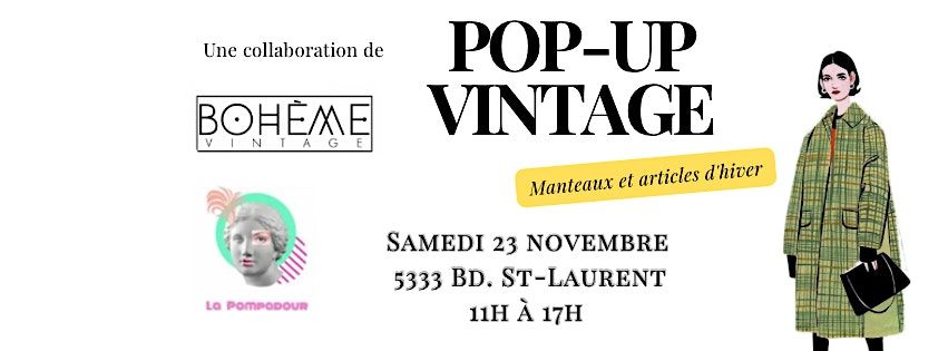 POP-UP vintage par Boheme Vintage et La Pompadour