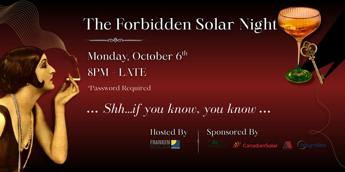 The Forbidden Solar Night | Frankensolar Pre-Game ETC Networking Event 2025