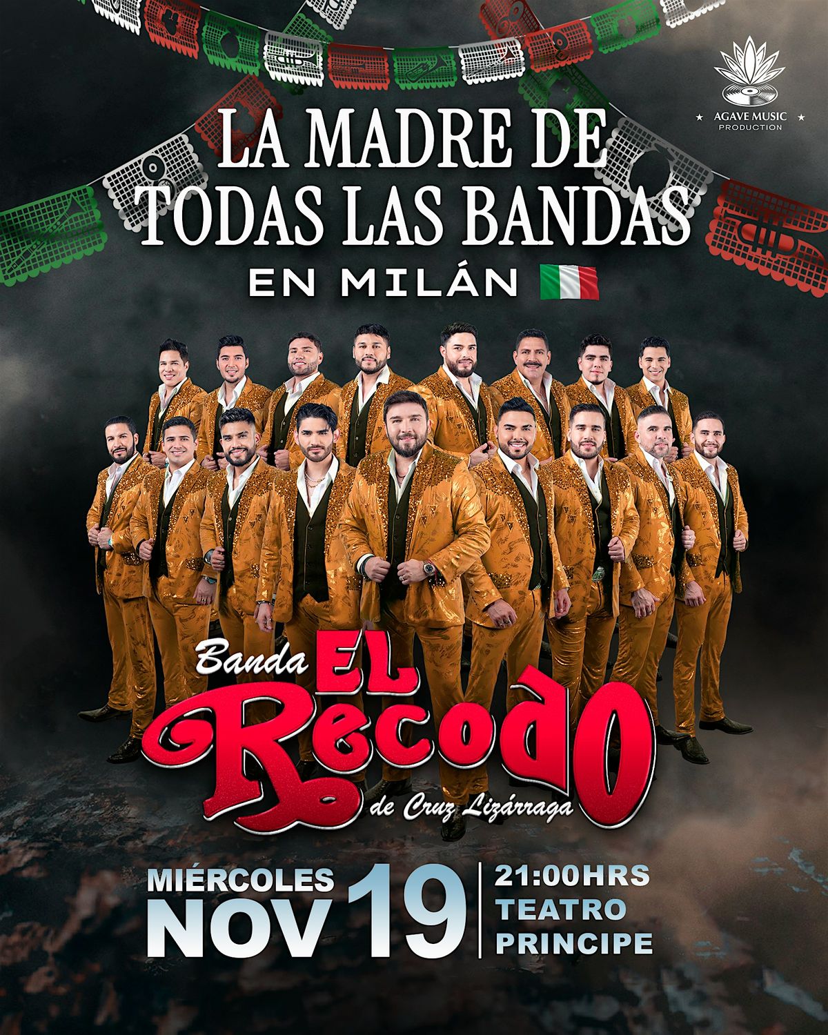 LA MADRE DE TODAS LA BANDAS EN MILAN BANDA EL RECODO