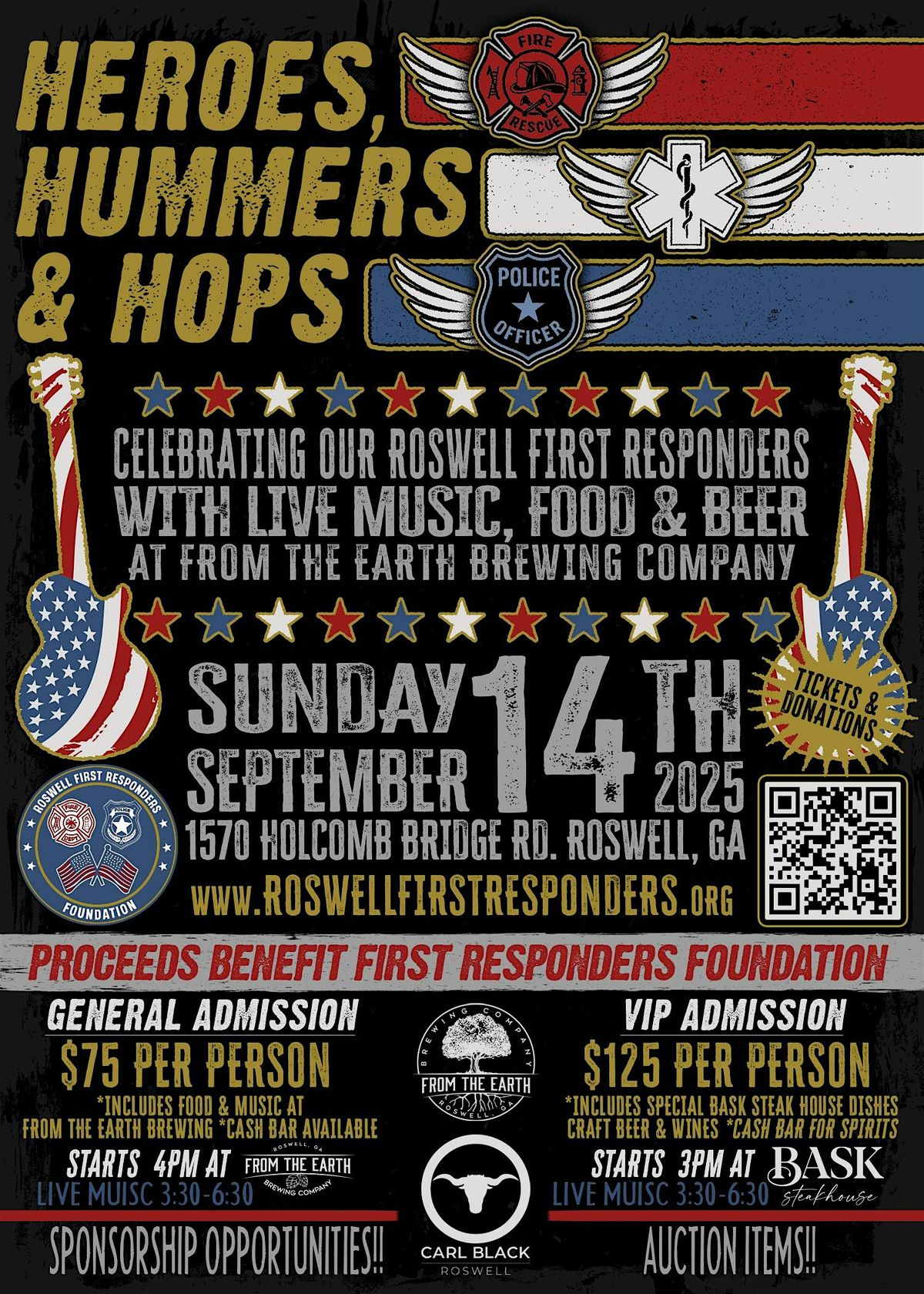 HEROES,HUMMERS & HOPS