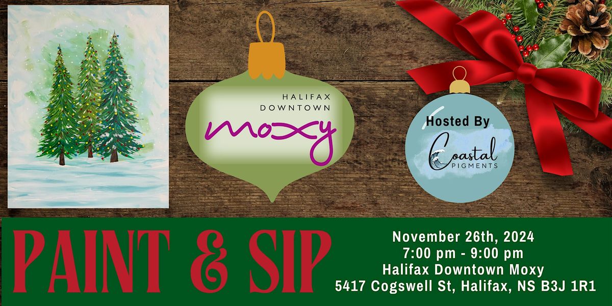 Paint & Sip at Downtown Halifax Moxy