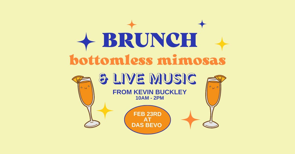 Brunch, Bottomless Mimosas & Music from Kevin Buckley