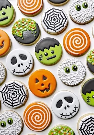 Circle Halloween Cookie Decorating Class