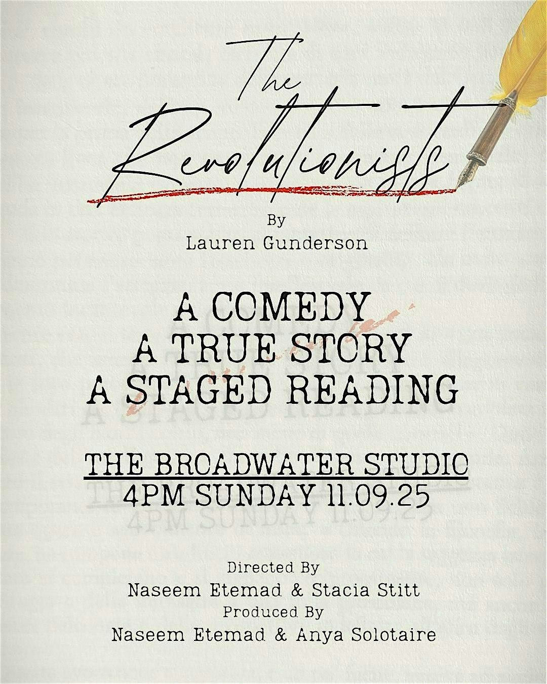 The Revolutionists - A Staged Reading