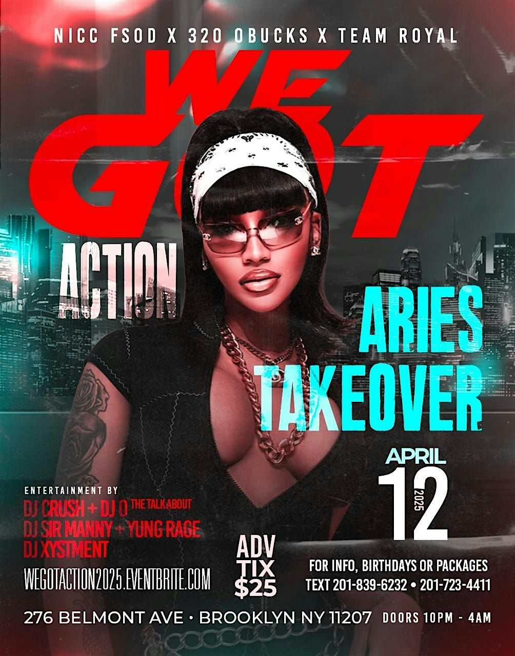 "WE GOT ACTION" THE ARIES TAKEOVER