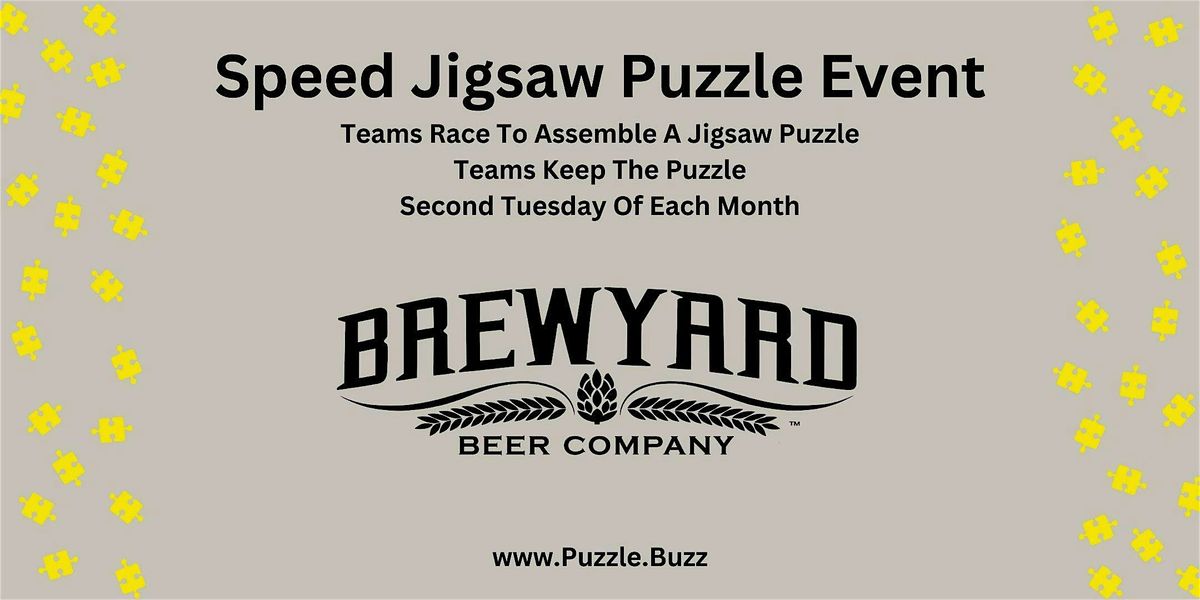 Speed Puzzling at Brewyard Beer Company in Glendale, CA