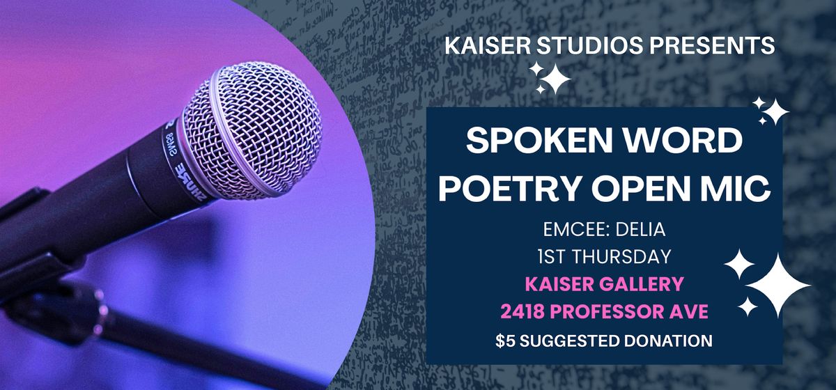 Spoken Word: Poetry Open Mic Nights