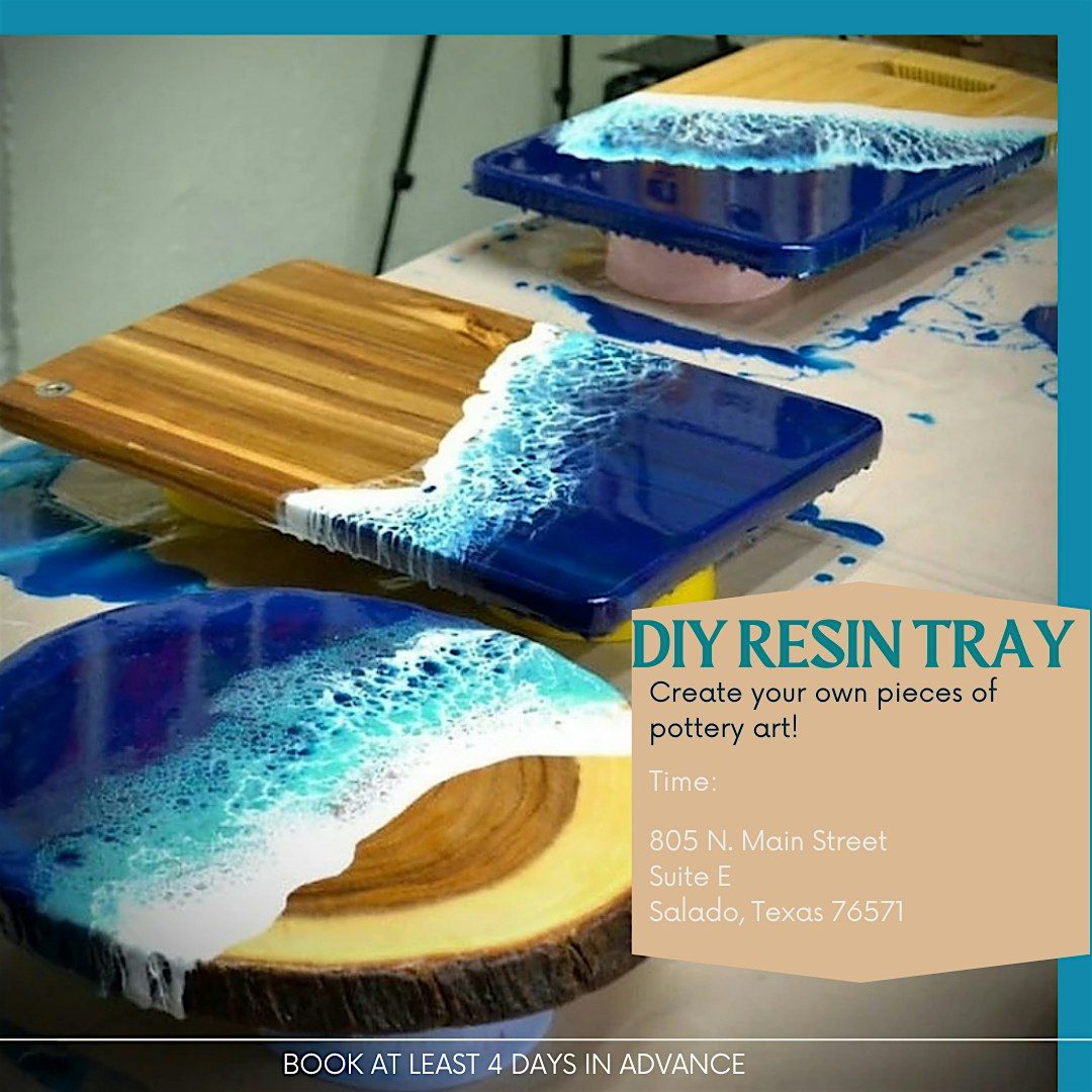 DIY Beach Resin Charcuterie Tray Workshop