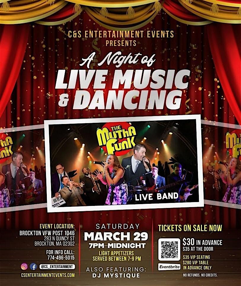 A Night of Live Music & Dancing with The Mutha Funk