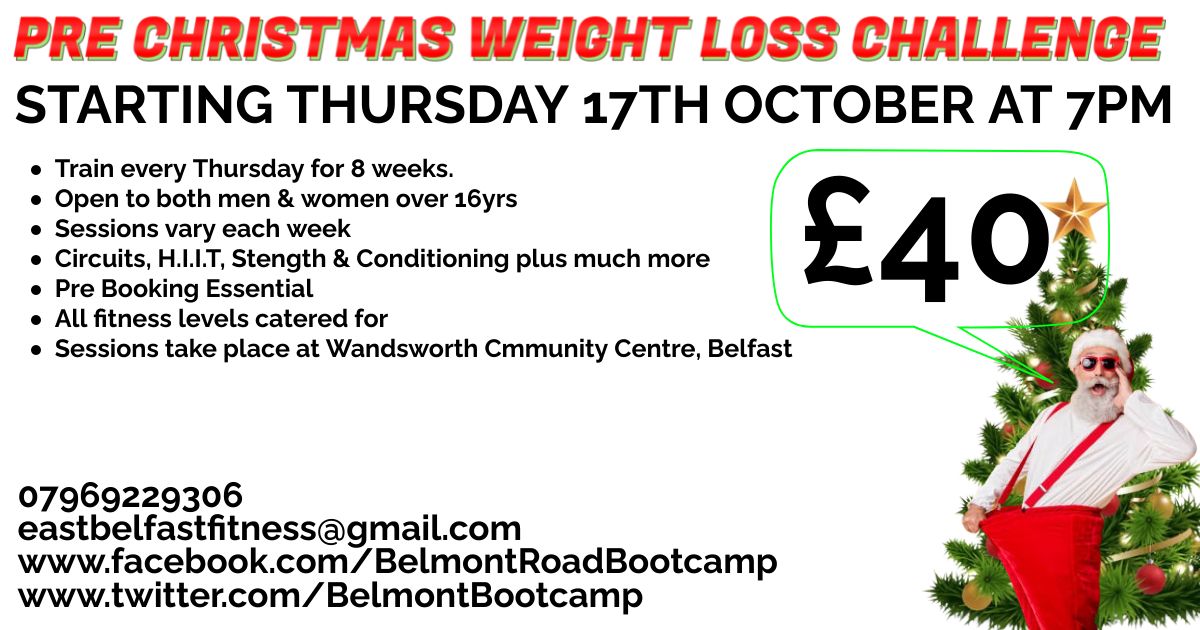 Pre Christmas Weightloss Challenge