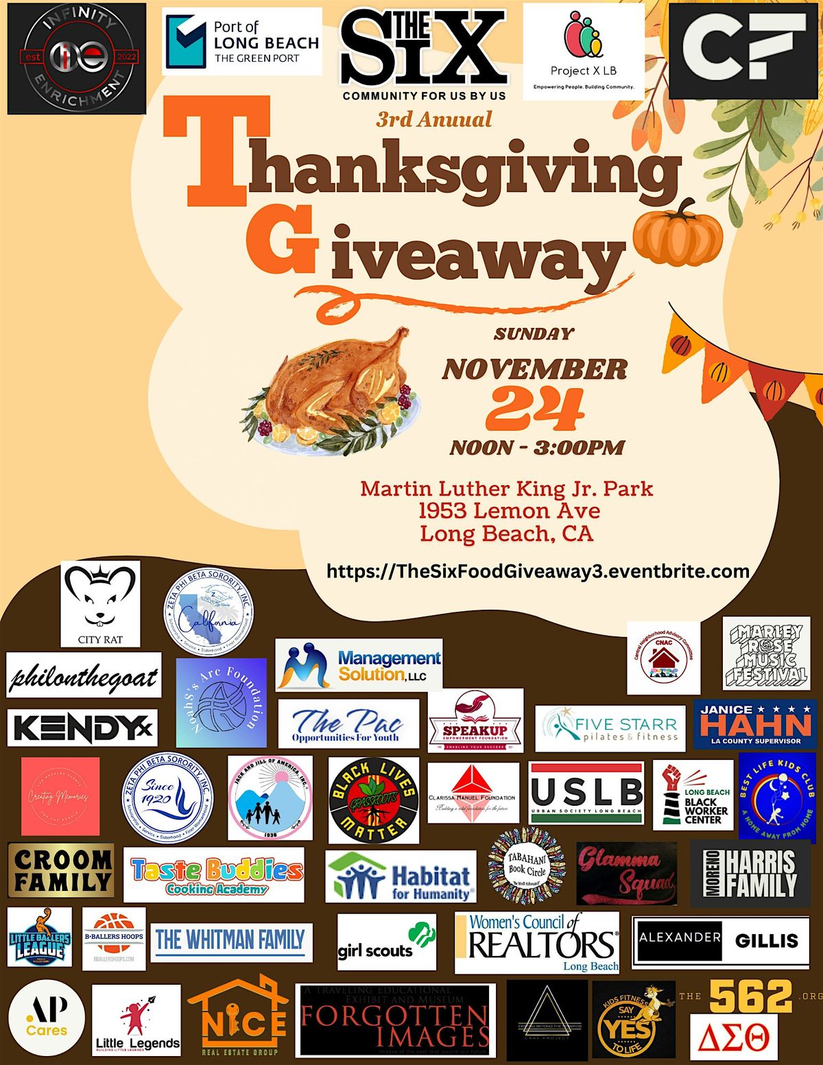 3rd Annual Thanksgiving Food Giveaway