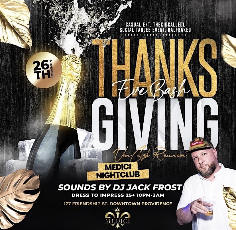 THANKSGIVING EVE BASH