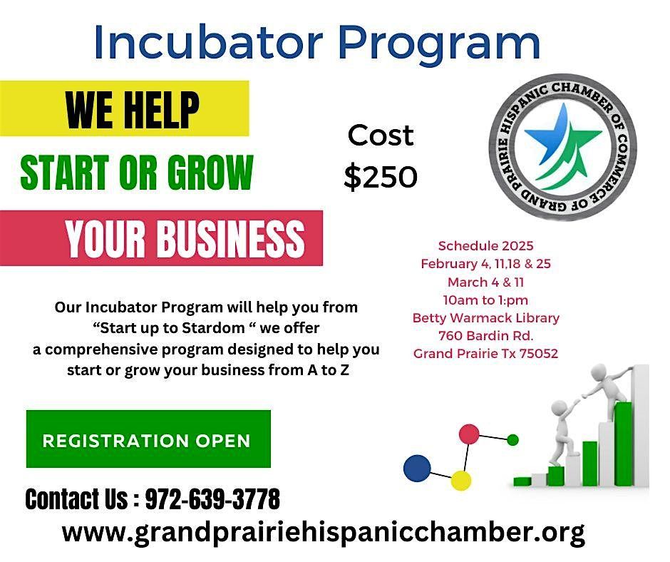 Incubator Program  from "Start up to Stardom"