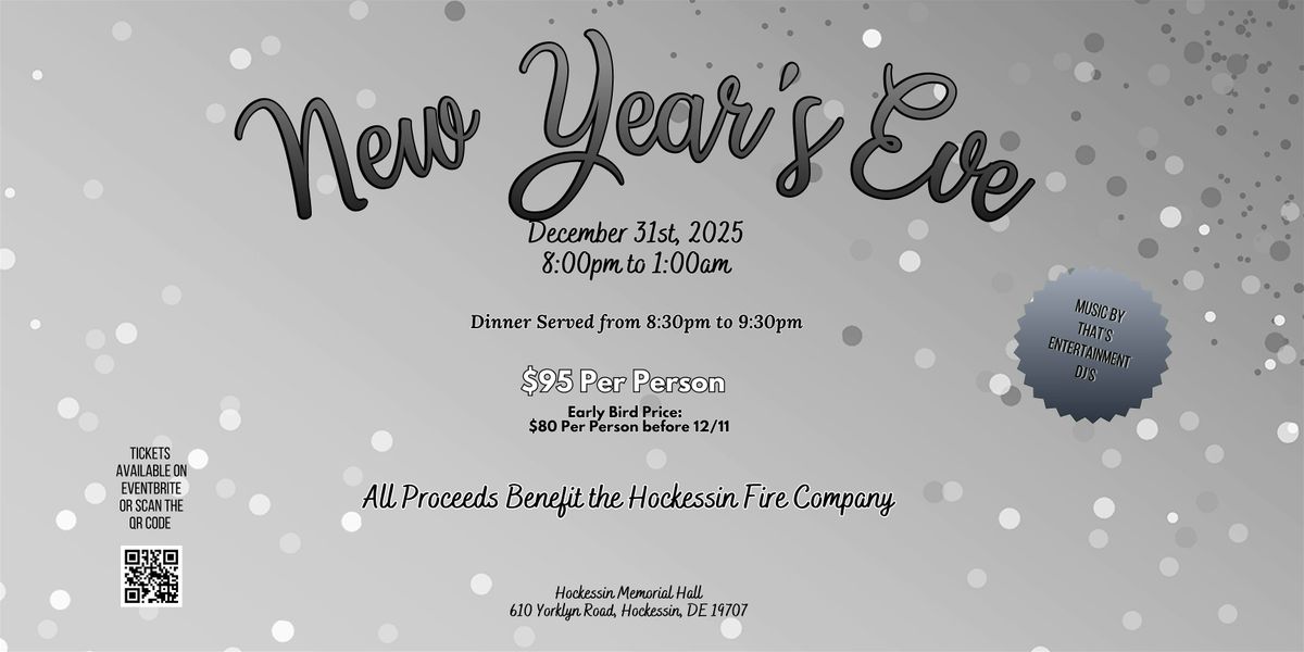 2025 New Year's Eve Fundraiser