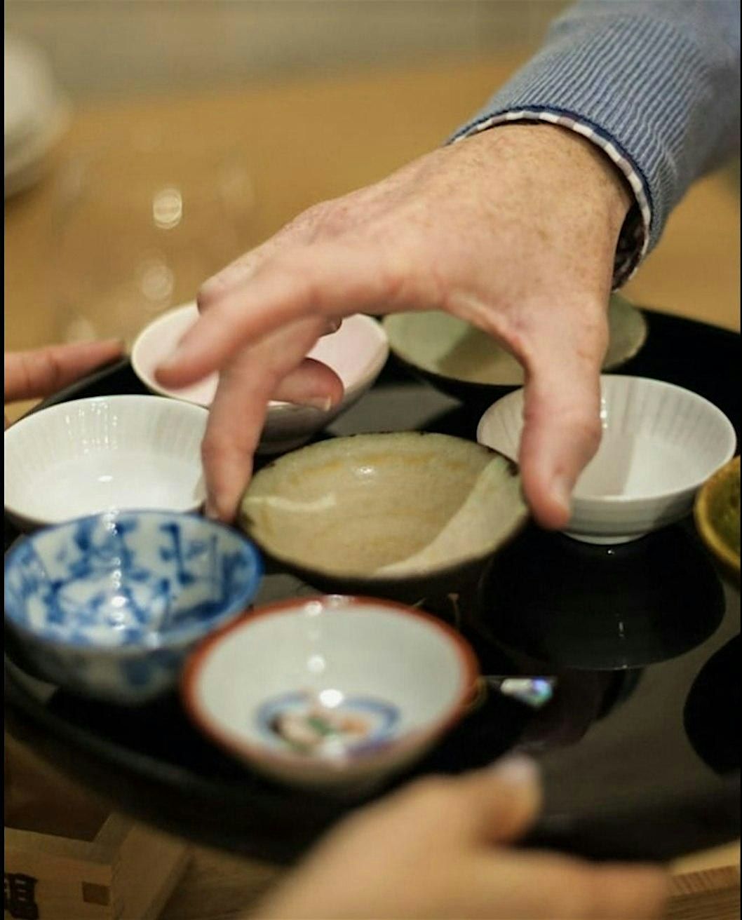 Sake cup making & Sake Tasting