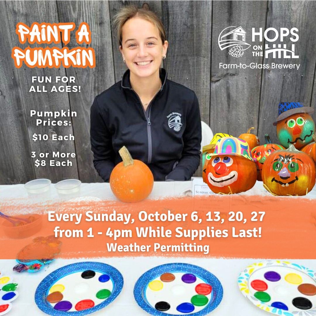 Paint A Pumpkin at Hops on the Hill