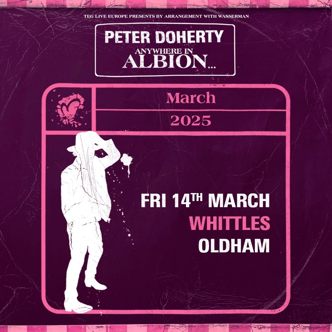 Peter Doherty Anywhere in Albion Tour