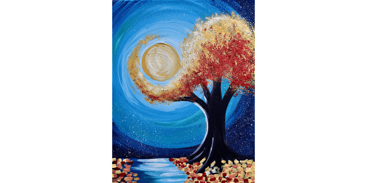 Autumn Magical Moon - Paint and Sip in San Diego | Classpop!\u2122