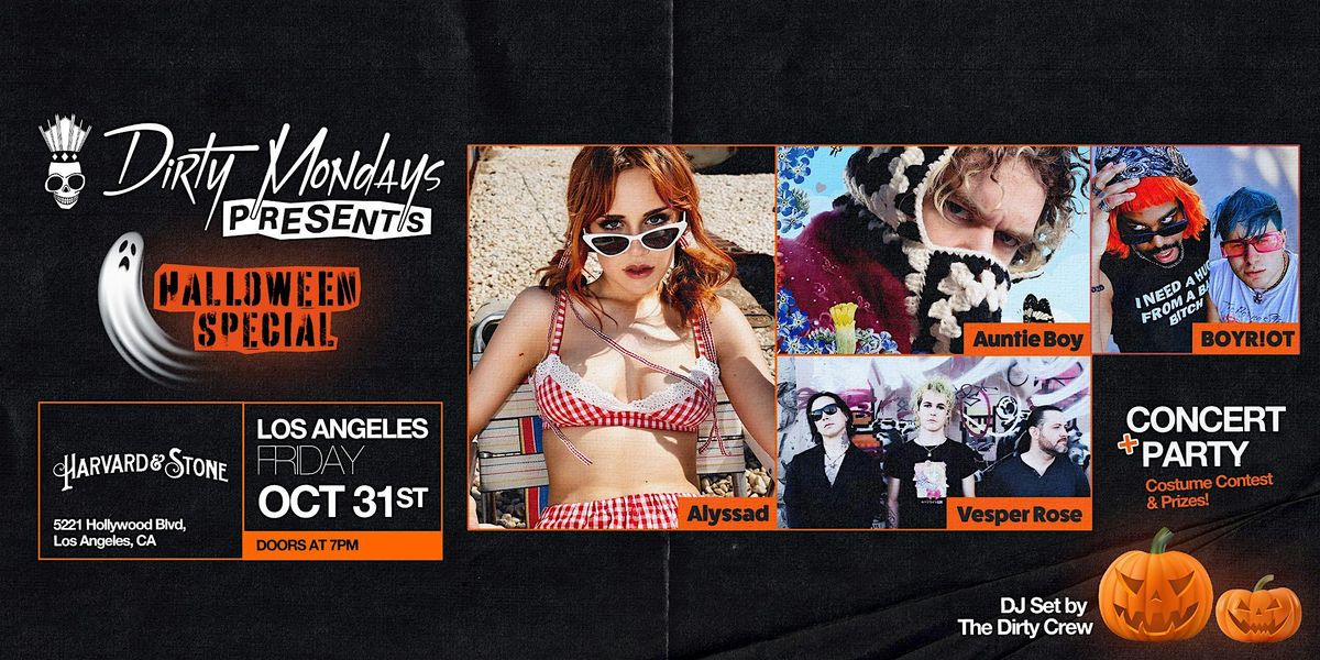 DIRTY MONDAYS PRESENTS: DIRTY HALLOWEEN