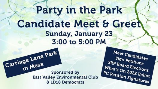 Party in the Park: Candidate Meet & Greet
