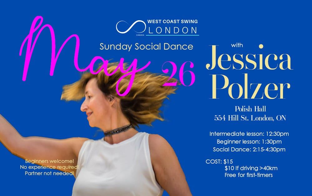 Sunday West Coast Swing Social with Jessica Polzer! 