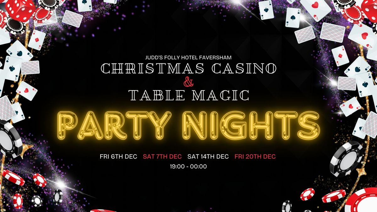 Christmas Casino & Table Magic Party Nights