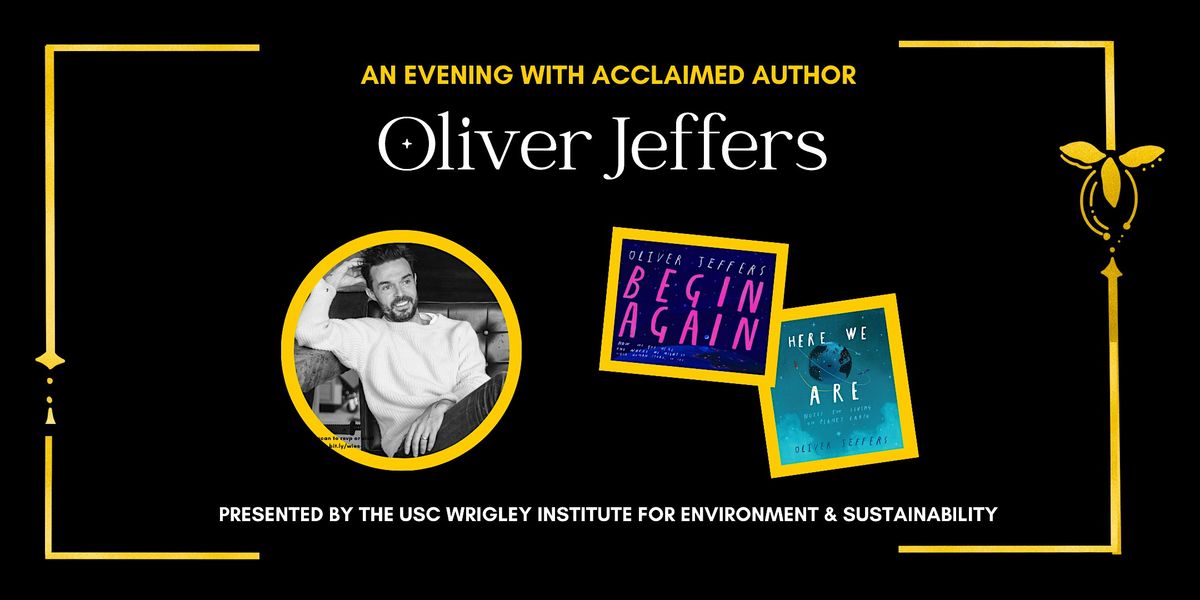 Delta Murphy Lecture 2025:  An Evening with Oliver Jeffers