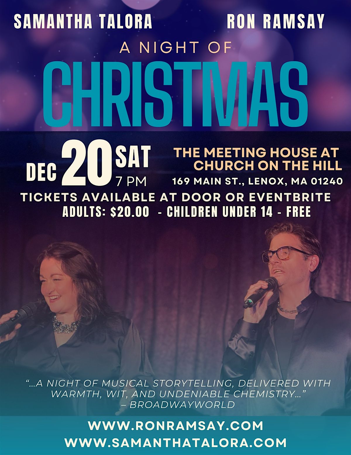 A Night of Christmas with Ron Ramsay & Samantha Talora
