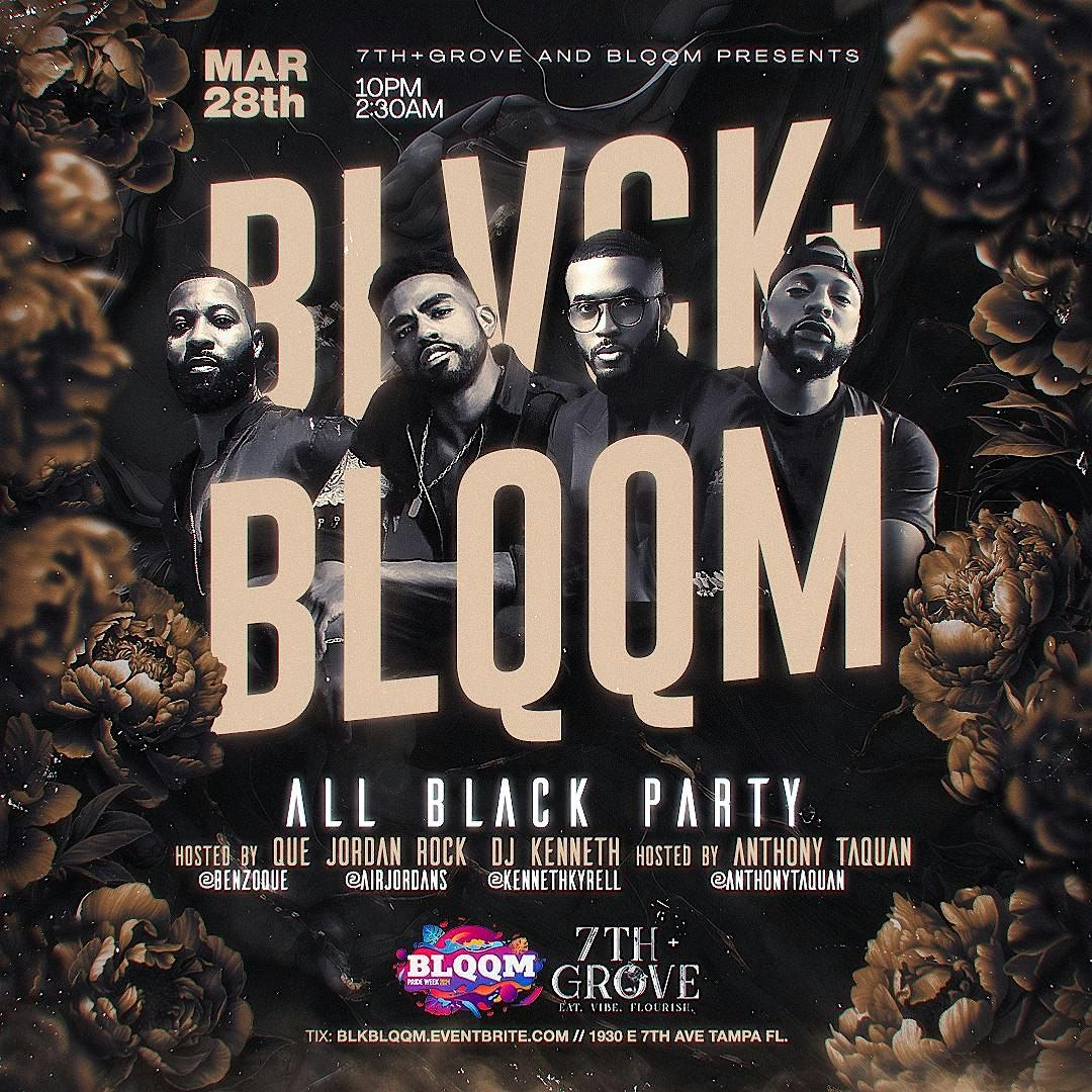 BLVCK + BLQQM: AN ALL BLACK PRIDE PARTY