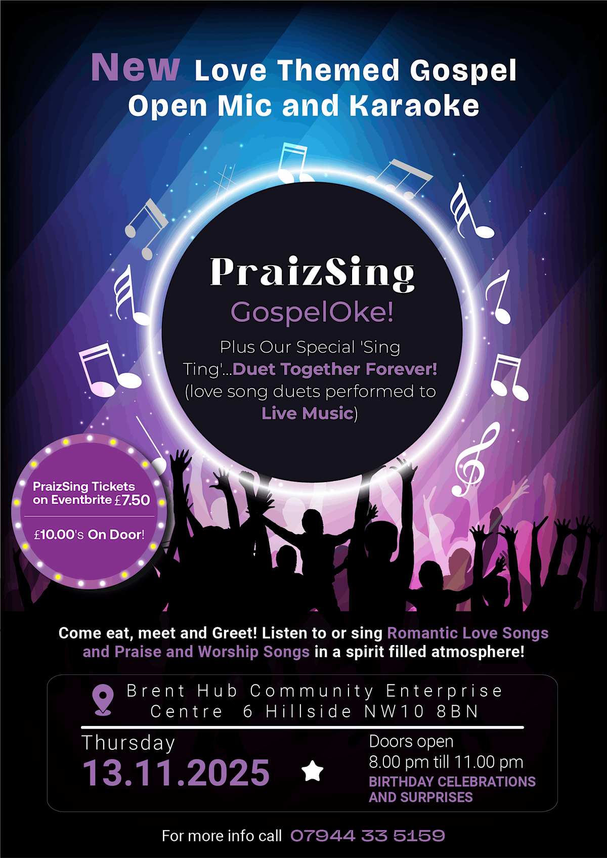 PraizSing Open Mic and GospelOke