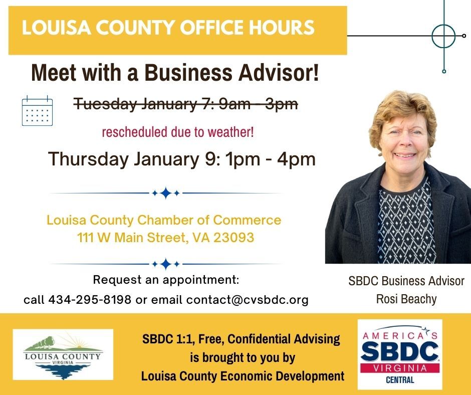 CVSBDC Louisa Appointments