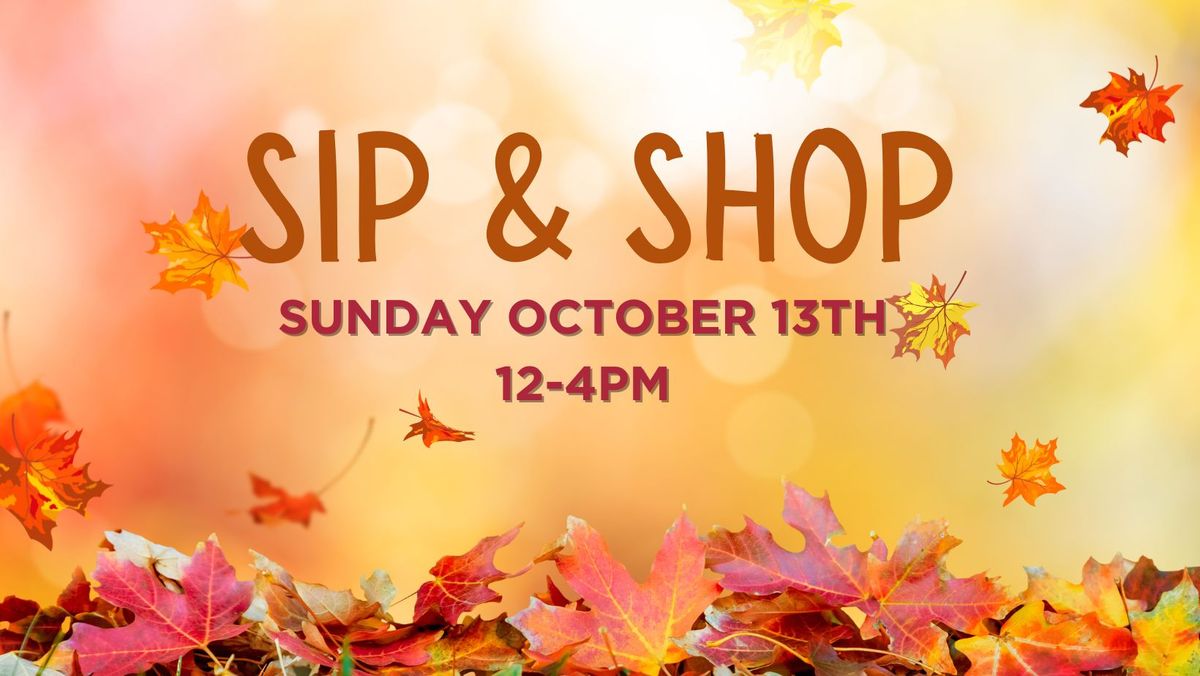 Sip & Shop!