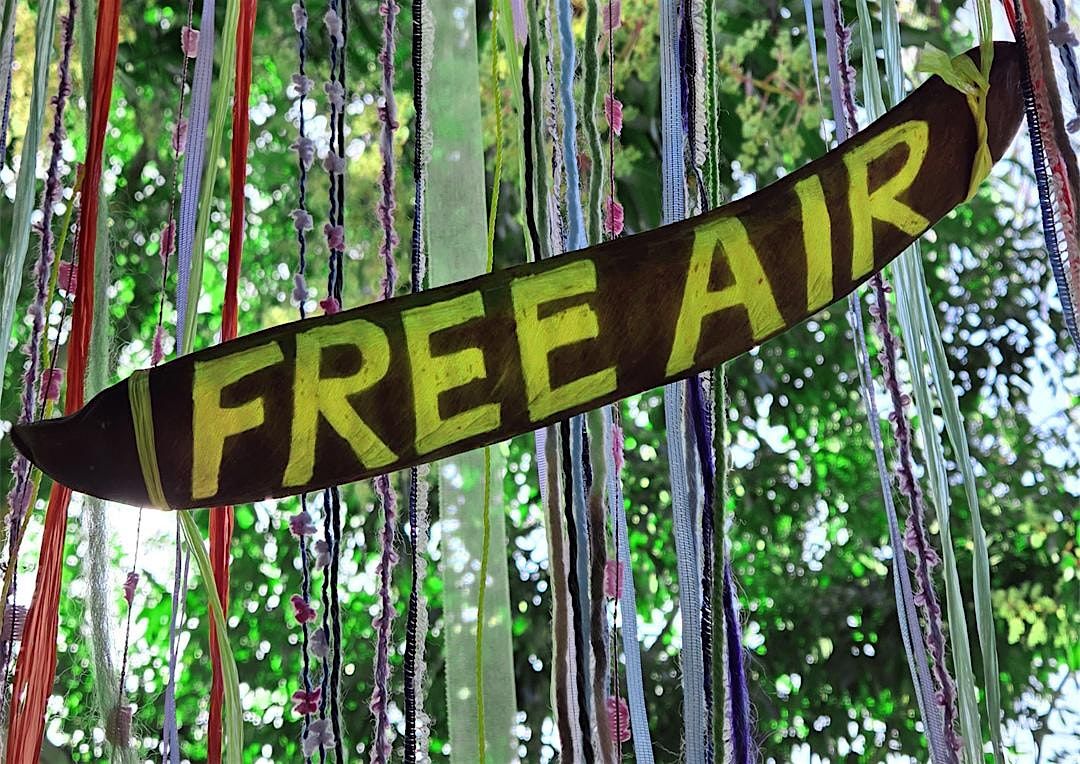 FREE AIR. Art. Ritual & Climate Action. Transform pollution into purpose.