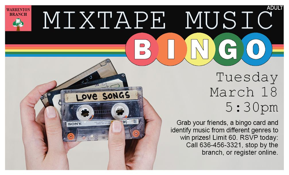 Mixtape Music Bingo