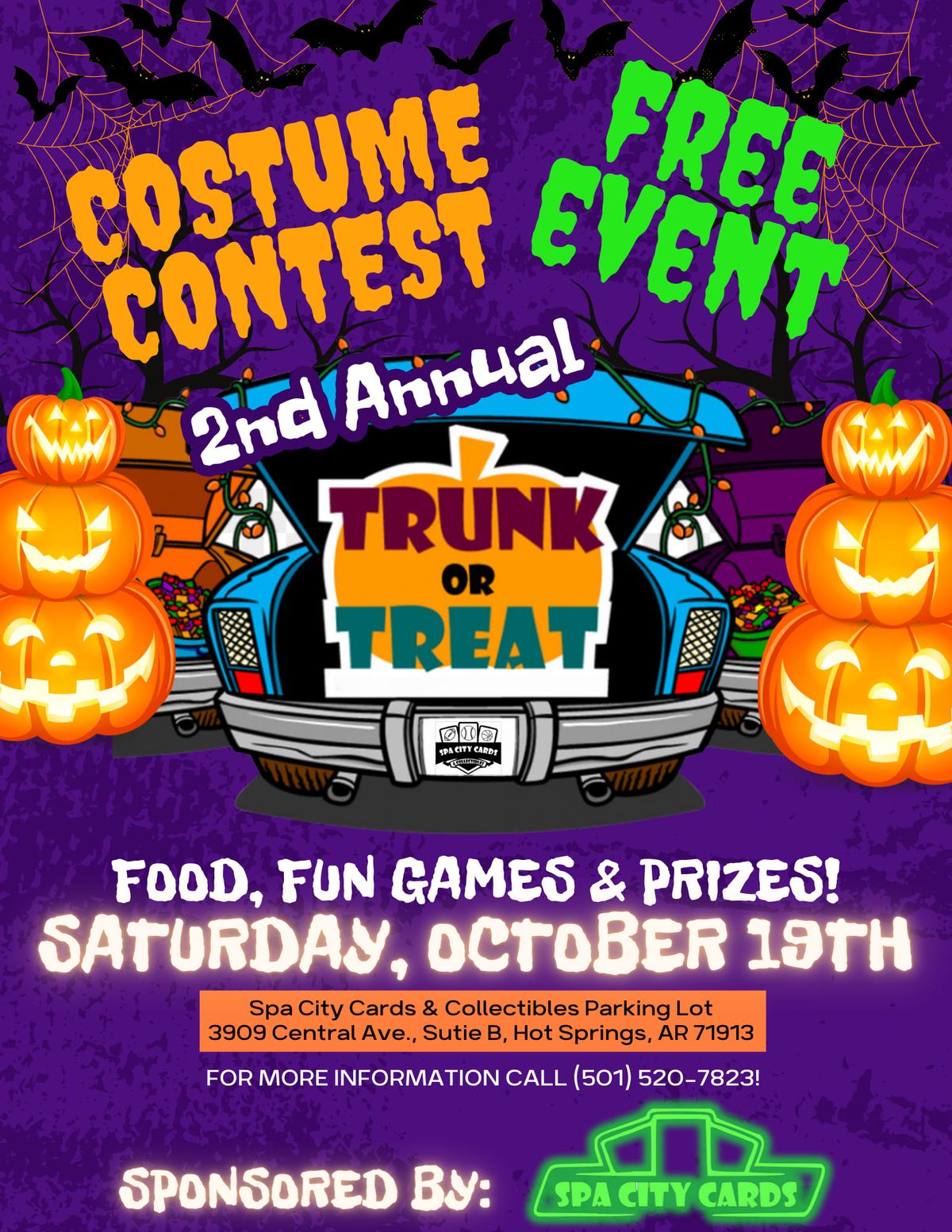 2nd Annual Trunk or Treat!!