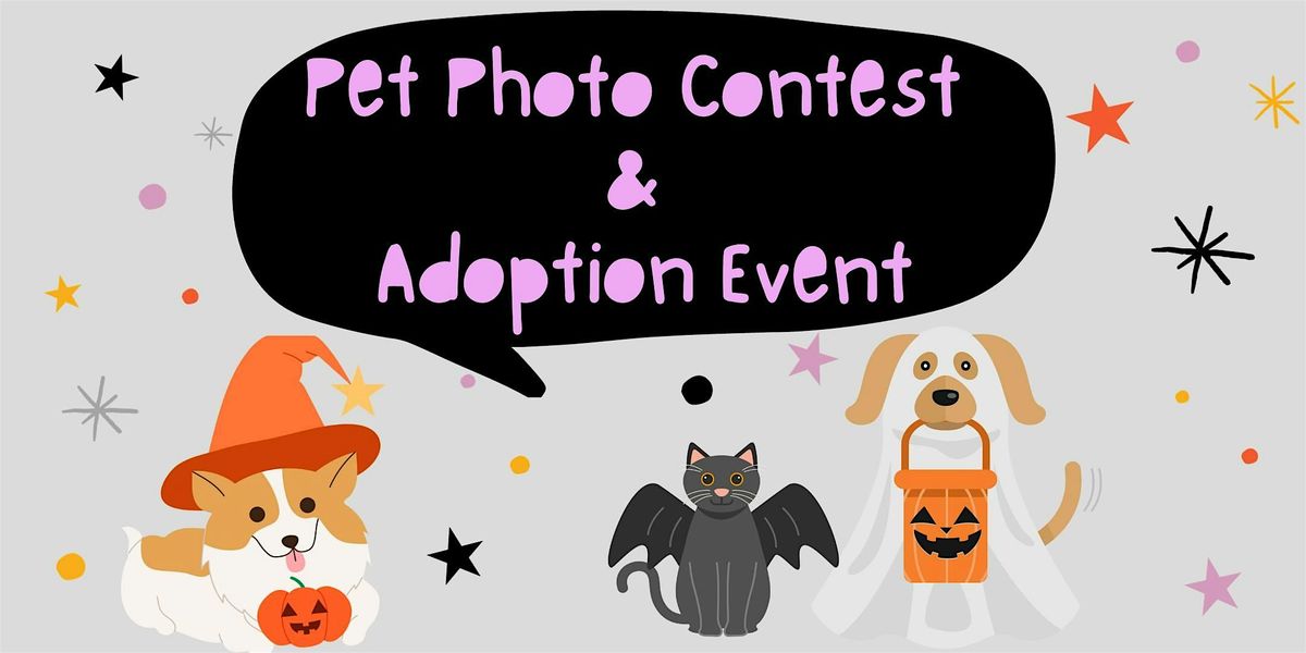 Halloween Party and Pet Photo, and adoption event!