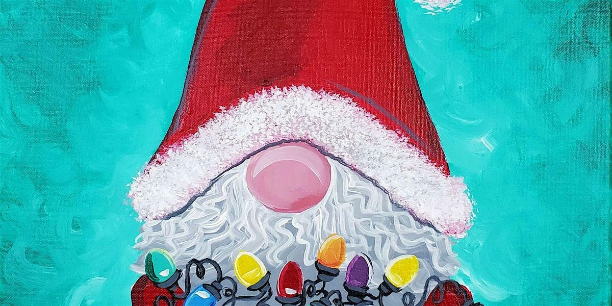 Santa Gnome - Paint and Sip by Classpop!\u2122