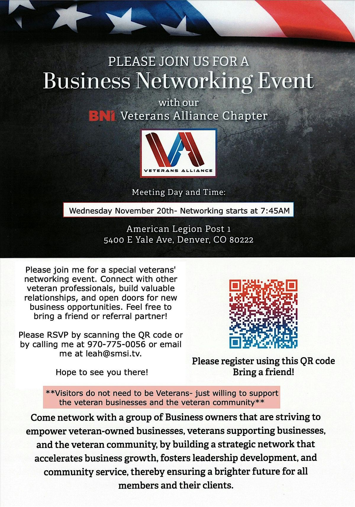 Veteran Alliance Business Networking