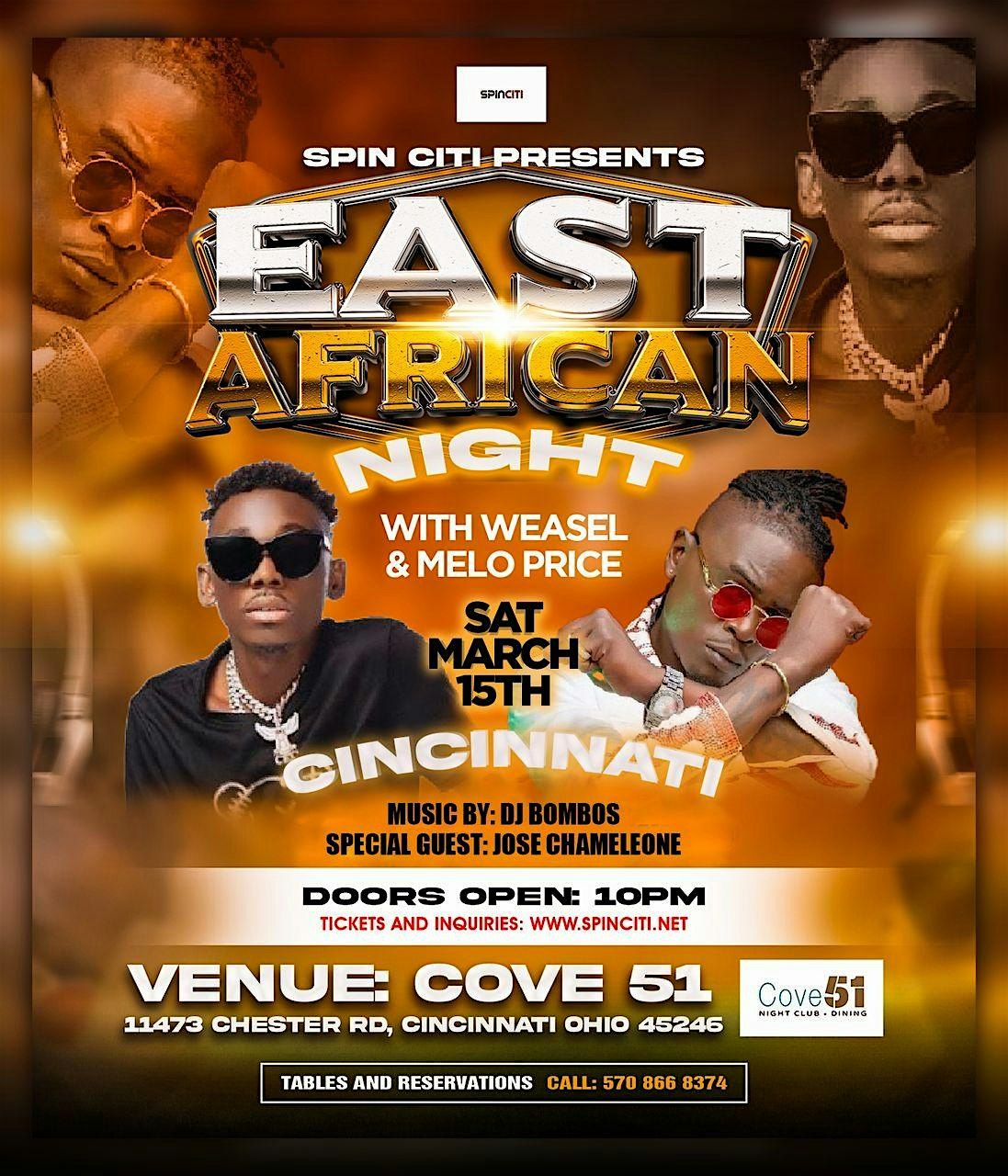 East African Night with Weasel and Melo Price