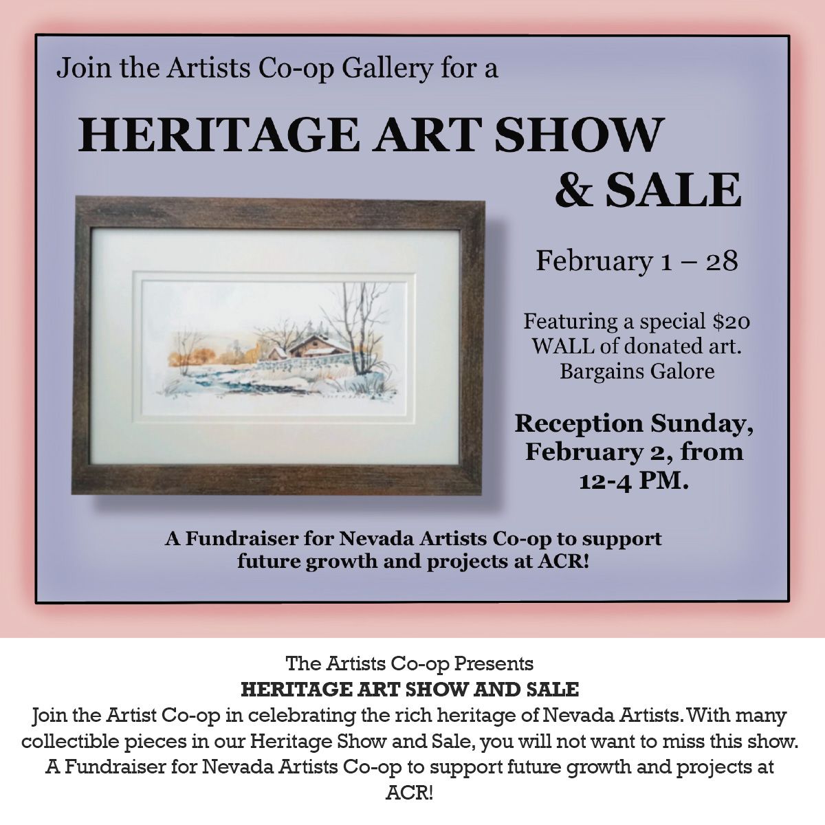 Heritage Art Show & Sale