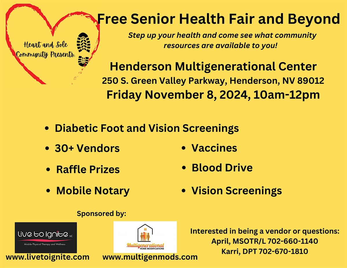 FREE Senior Health Fair and Beyond!