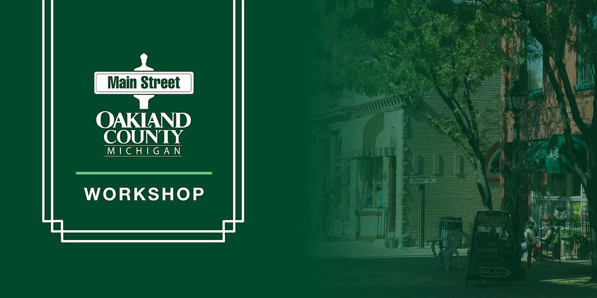 Main Street Oakland County: Board of Directors Training