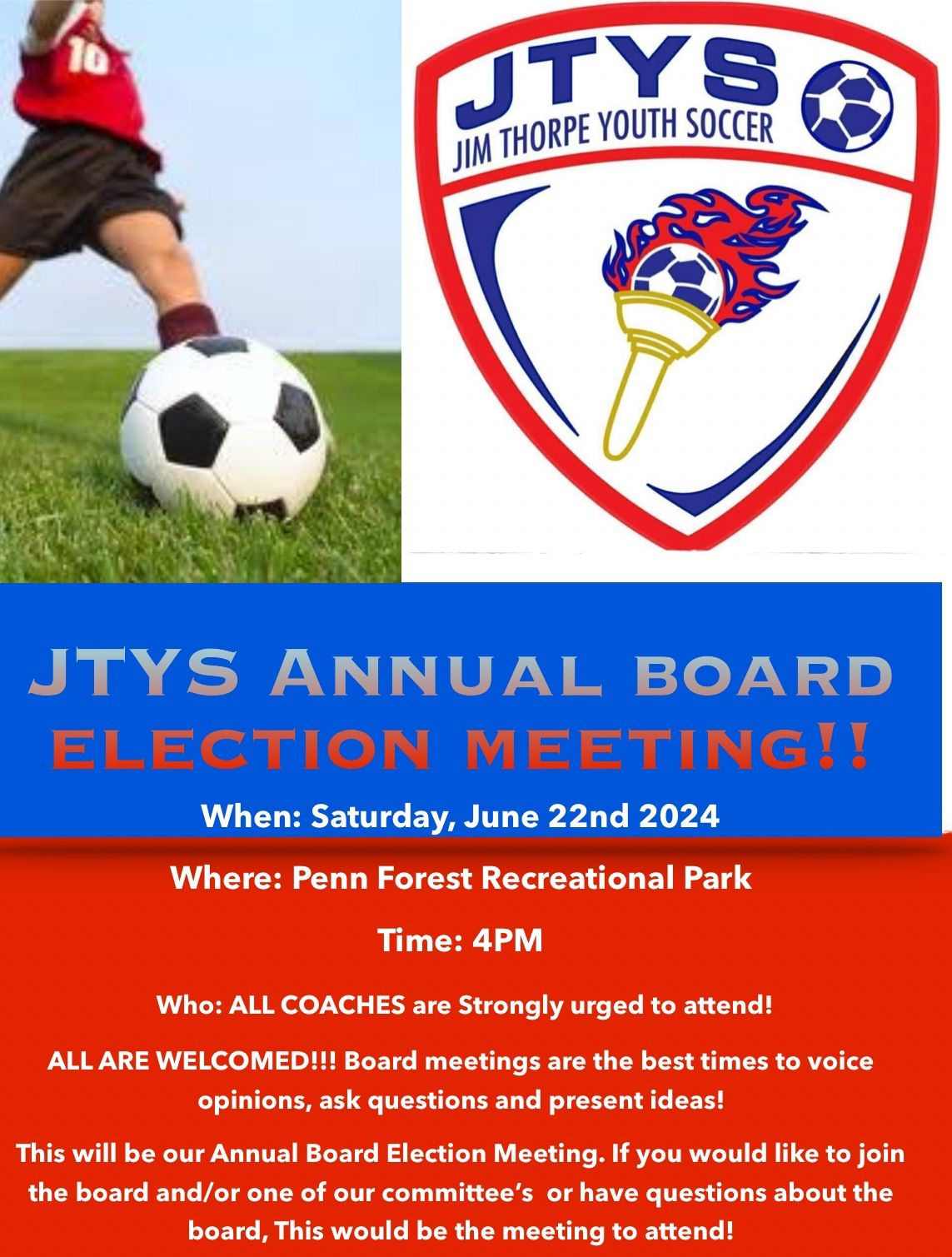 JTYS Annual Board Elections Meeting