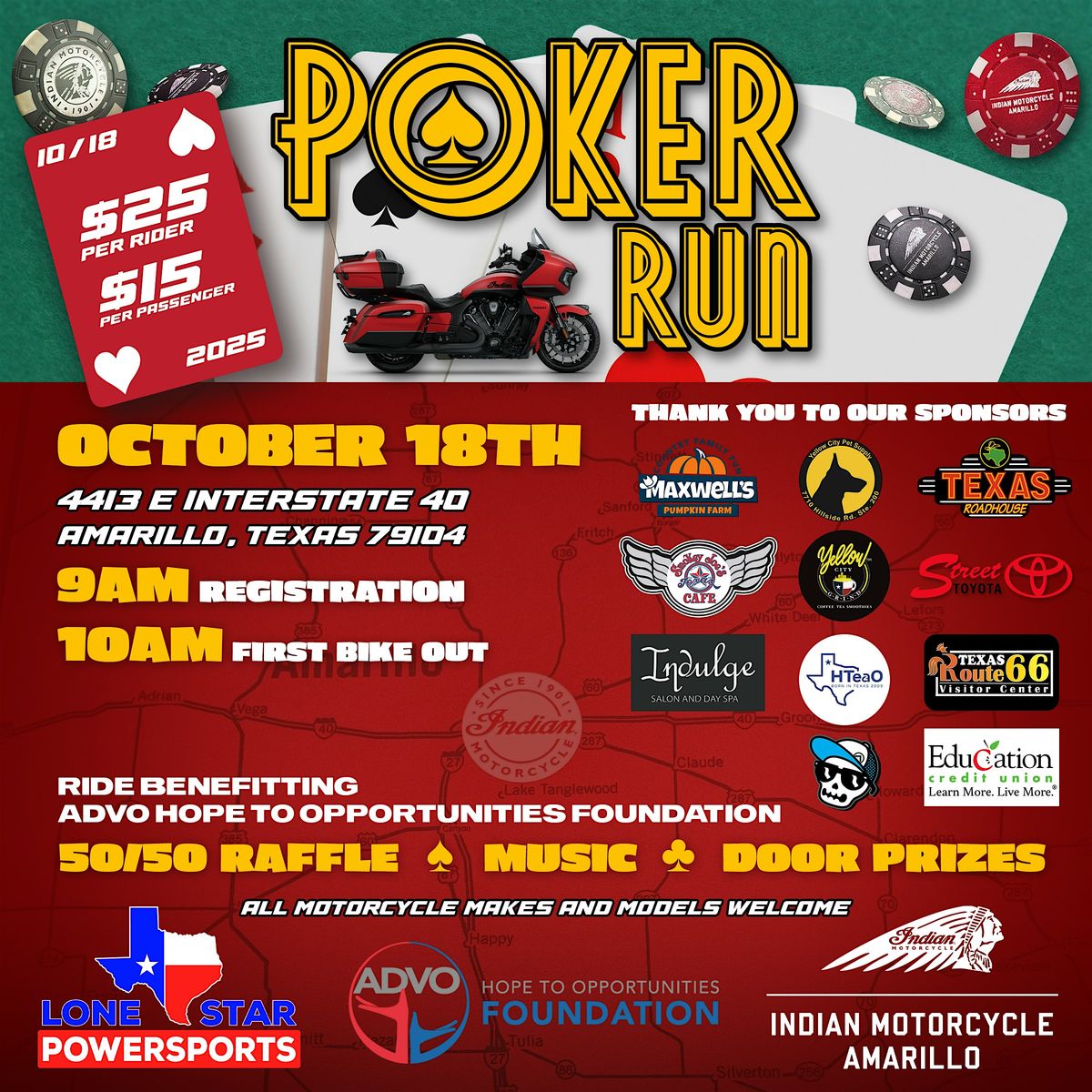 Lone Star Powersports Poker Run