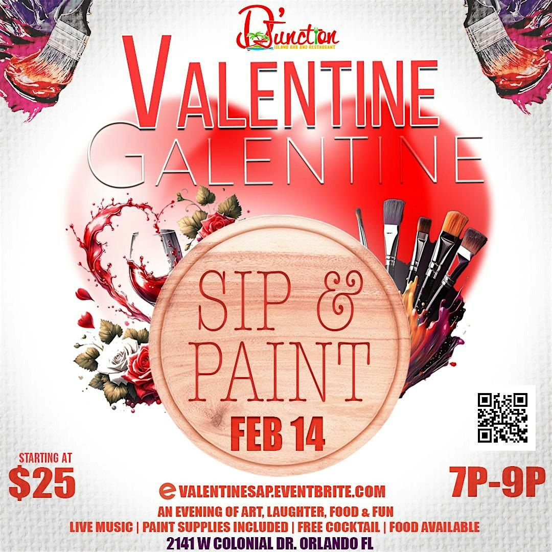 Valentine Galentine "Sip & Paint" @ D'Junction Island Bar