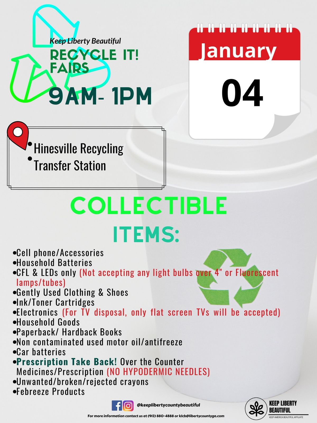 Recycle It! Fairs Hinesville 