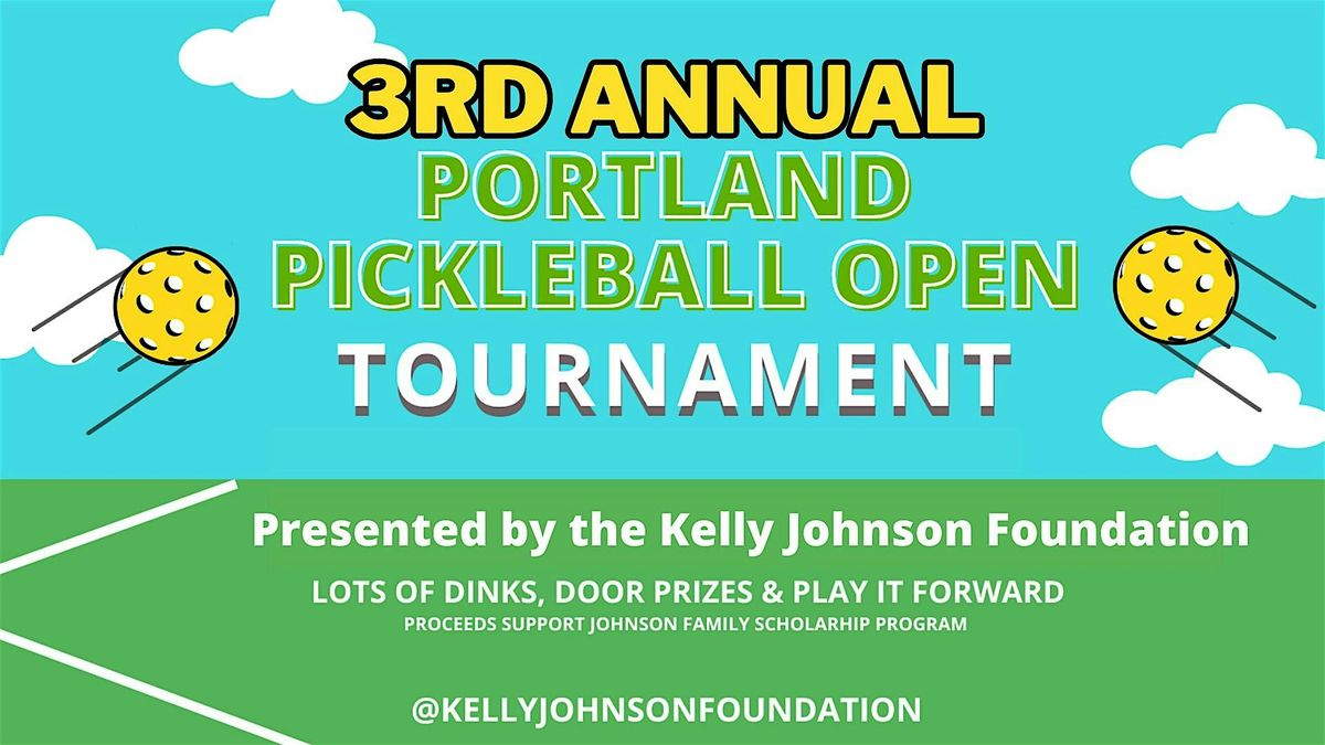 3rd Annual Portland Pickleball Open